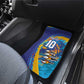 Saint Lucia Cricket Kings Car Mats Caribbean-Roar of Power Lions - African Pride
