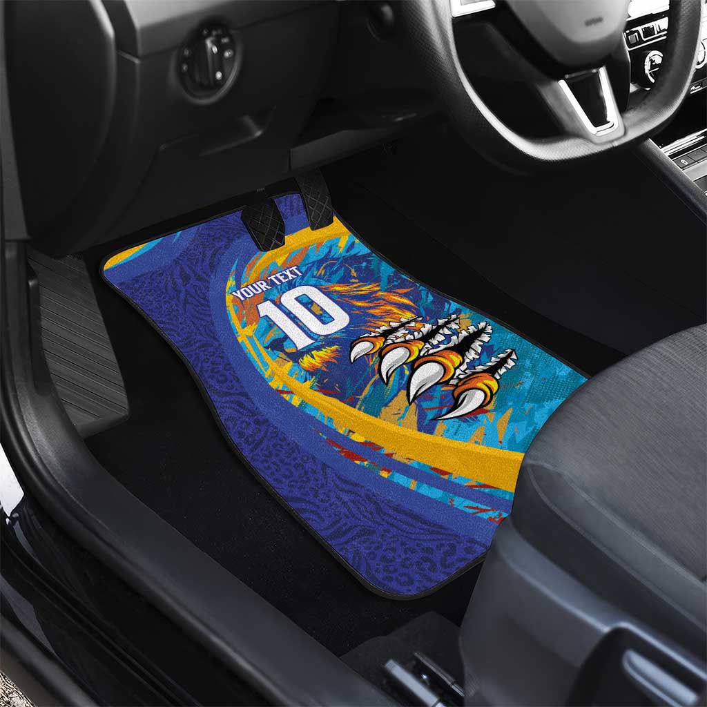 Saint Lucia Cricket Kings Car Mats Caribbean-Roar of Power Lions - African Pride