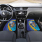 Saint Lucia Cricket Kings Car Mats Caribbean-Roar of Power Lions - African Pride