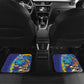 Saint Lucia Cricket Kings Car Mats Caribbean-Roar of Power Lions - African Pride