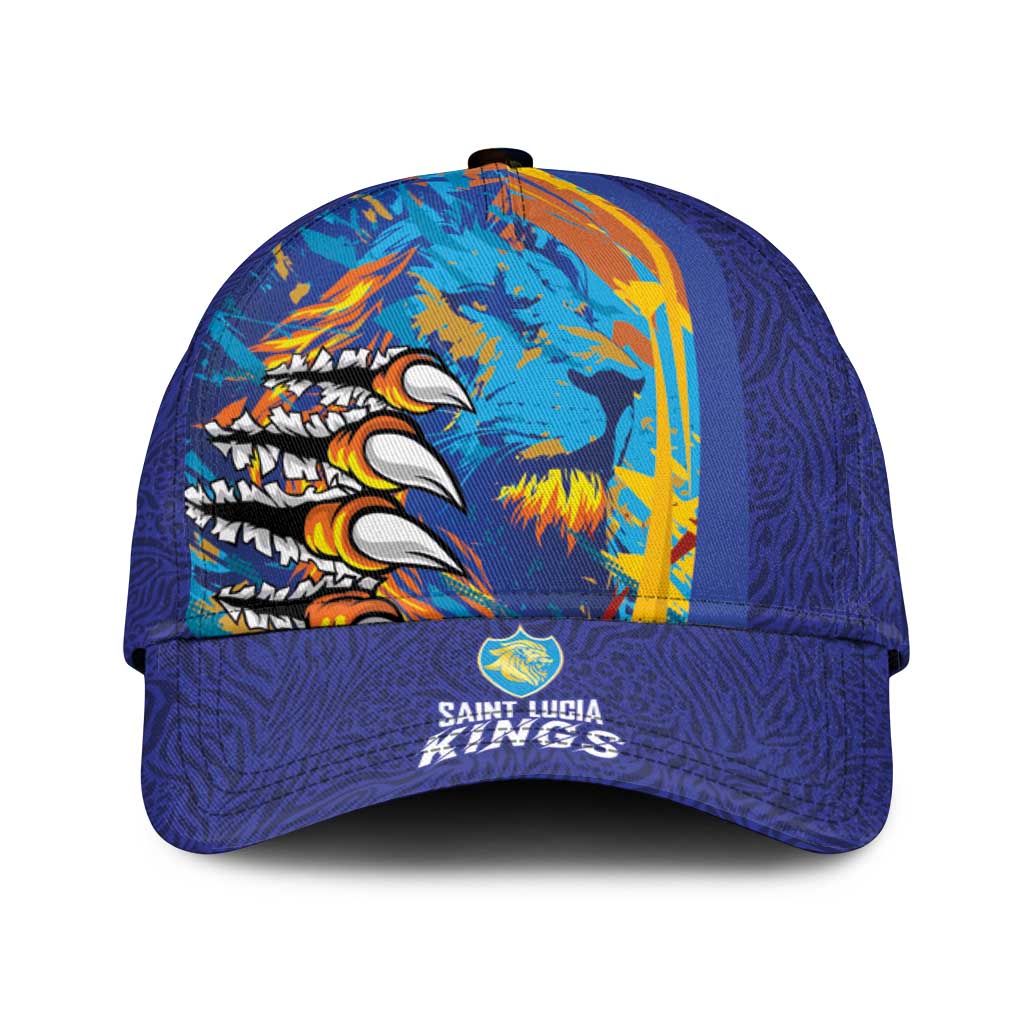 Saint Lucia Cricket Kings Classic Cap Caribbean-Roar of Power Lions - African Pride