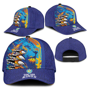 Saint Lucia Cricket Kings Classic Cap Caribbean-Roar of Power Lions - African Pride