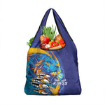 Saint Lucia Cricket Kings Grocery Bag Caribbean-Roar of Power Lions - African Pride