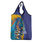 Saint Lucia Cricket Kings Grocery Bag Caribbean-Roar of Power Lions - African Pride