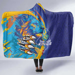Saint Lucia Cricket Kings Hooded Blanket Caribbean-Roar of Power Lions - African Pride
