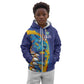 Custom Saint Lucia Cricket Kings Kid Hoodie Caribbean-Roar of Power Lions - African Pride