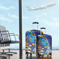 Saint Lucia Cricket Kings Luggage Cover Caribbean-Roar of Power Lions - African Pride