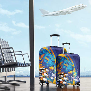Saint Lucia Cricket Kings Luggage Cover Caribbean-Roar of Power Lions - African Pride