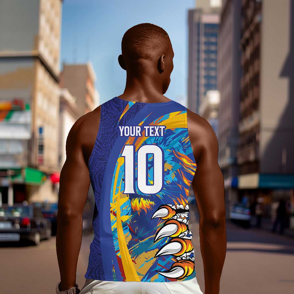 Custom Saint Lucia Cricket Kings Men Tank Top Caribbean-Roar of Power Lions - African Pride