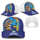 Saint Lucia Cricket Kings Mesh Trucker Cap Caribbean-Roar of Power Lions - African Pride