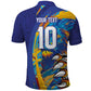 Custom Saint Lucia Cricket Kings Polo Shirt Caribbean-Roar of Power Lions - African Pride
