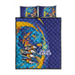 Saint Lucia Cricket Kings Quilt Bed Set Caribbean-Roar of Power Lions - African Pride