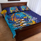 Saint Lucia Cricket Kings Quilt Bed Set Caribbean-Roar of Power Lions - African Pride
