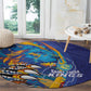 Saint Lucia Cricket Kings Round Carpet Caribbean-Roar of Power Lions - African Pride