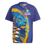 Custom Saint Lucia Cricket Kings Rugby Jersey Caribbean-Roar of Power Lions - African Pride