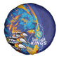 Saint Lucia Cricket Kings Spare Tire Cover Caribbean-Roar of Power Lions - African Pride