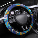Saint Lucia Cricket Kings Steering Wheel Cover Caribbean-Roar of Power Lions - African Pride