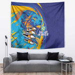 Saint Lucia Cricket Kings Tapestry Caribbean-Roar of Power Lions - African Pride