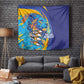 Saint Lucia Cricket Kings Tapestry Caribbean-Roar of Power Lions - African Pride