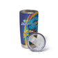 Custom Saint Lucia Cricket Kings Tumbler Cup Caribbean-Roar of Power Lions - African Pride