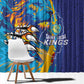 Saint Lucia Cricket Kings Window Curtain Caribbean-Roar of Power Lions - African Pride