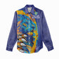 Custom Saint Lucia Cricket Kings Women Casual Shirt Caribbean-Roar of Power Lions - African Pride