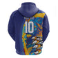 Custom Saint Lucia Cricket Kings Zip Hoodie Caribbean-Roar of Power Lions - African Pride