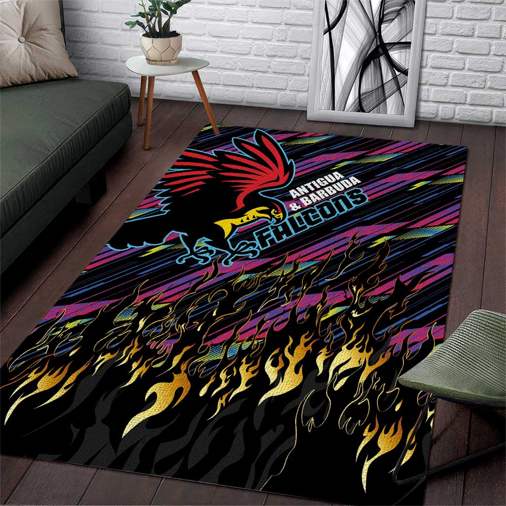 Antigua & Barbuda Cricket Falcons Area Rug Through The Fire-Go Glory - African Pride
