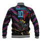 Custom Antigua & Barbuda Cricket Falcons Baseball Jacket Through The Fire-Go Glory - African Pride