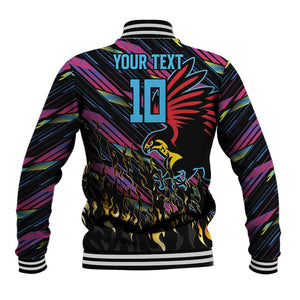 Custom Antigua & Barbuda Cricket Falcons Baseball Jacket Through The Fire-Go Glory - African Pride