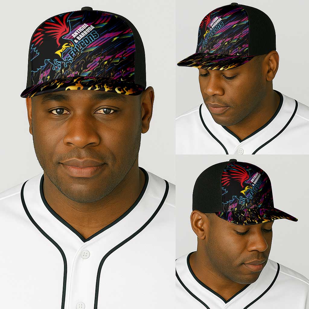 Antigua & Barbuda Cricket Falcons Baseball Net Cap Through The Fire-Go Glory - African Pride