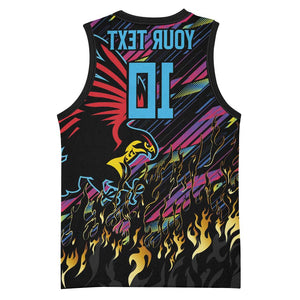 Custom Antigua & Barbuda Cricket Falcons Basketball Jersey Through The Fire-Go Glory - African Pride