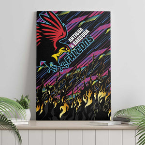 Antigua & Barbuda Cricket Falcons Canvas Wall Art Through The Fire-Go Glory - African Pride