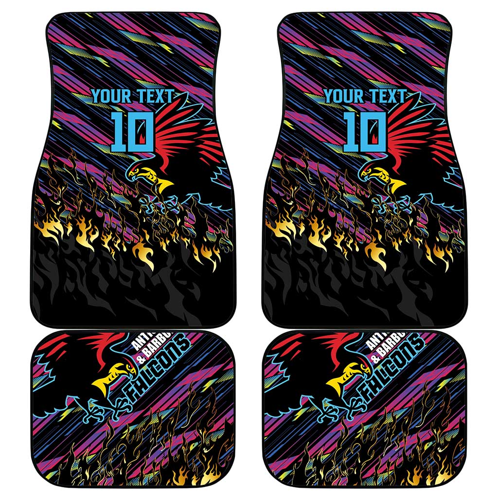 Antigua & Barbuda Cricket Falcons Car Mats Through The Fire-Go Glory - African Pride