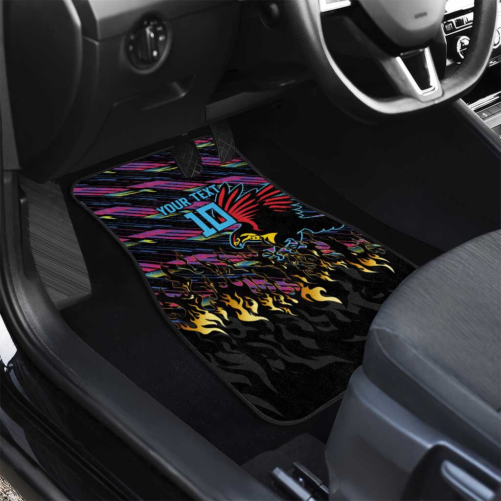 Antigua & Barbuda Cricket Falcons Car Mats Through The Fire-Go Glory - African Pride