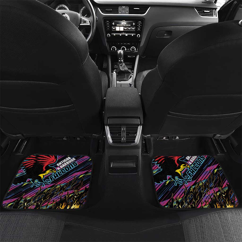 Antigua & Barbuda Cricket Falcons Car Mats Through The Fire-Go Glory - African Pride