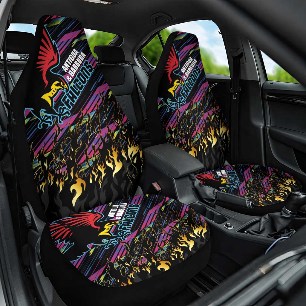 Antigua & Barbuda Cricket Falcons Car Seat Cover Through The Fire-Go Glory - African Pride