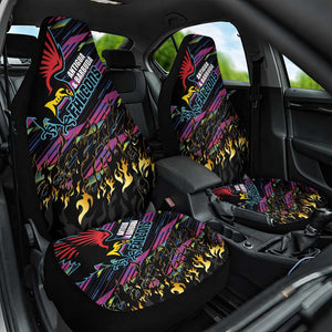 Antigua & Barbuda Cricket Falcons Car Seat Cover Through The Fire-Go Glory - African Pride
