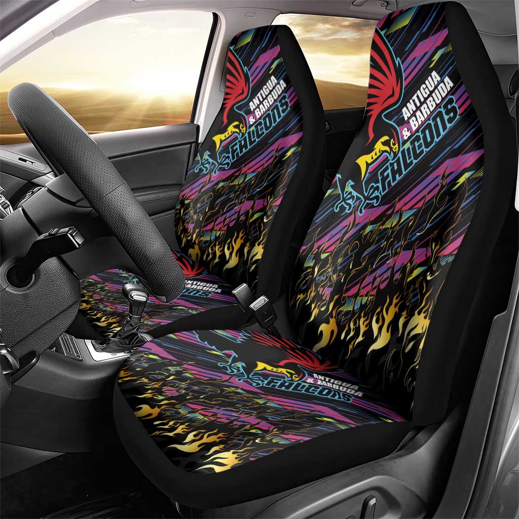 Antigua & Barbuda Cricket Falcons Car Seat Cover Through The Fire-Go Glory - African Pride