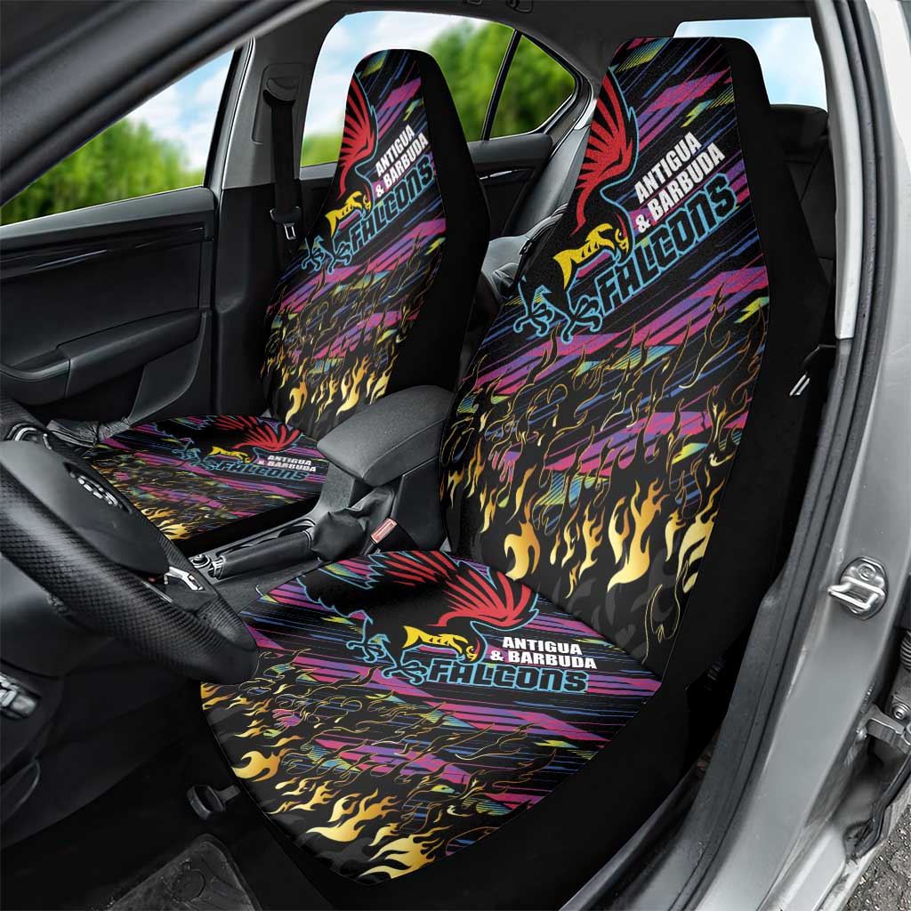 Antigua & Barbuda Cricket Falcons Car Seat Cover Through The Fire-Go Glory - African Pride