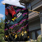 Antigua & Barbuda Cricket Falcons Garden Flag Through The Fire-Go Glory - African Pride