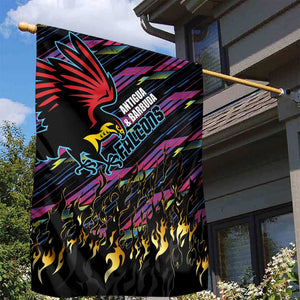 Antigua & Barbuda Cricket Falcons Garden Flag Through The Fire-Go Glory - African Pride
