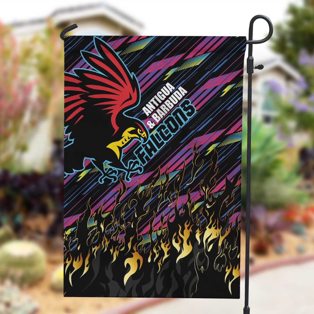 Antigua & Barbuda Cricket Falcons Garden Flag Through The Fire-Go Glory - African Pride