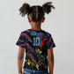Custom Antigua & Barbuda Cricket Falcons Kid T shirt Through The Fire-Go Glory - African Pride
