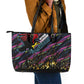 Antigua & Barbuda Cricket Falcons Leather Tote Bag Through The Fire-Go Glory - African Pride