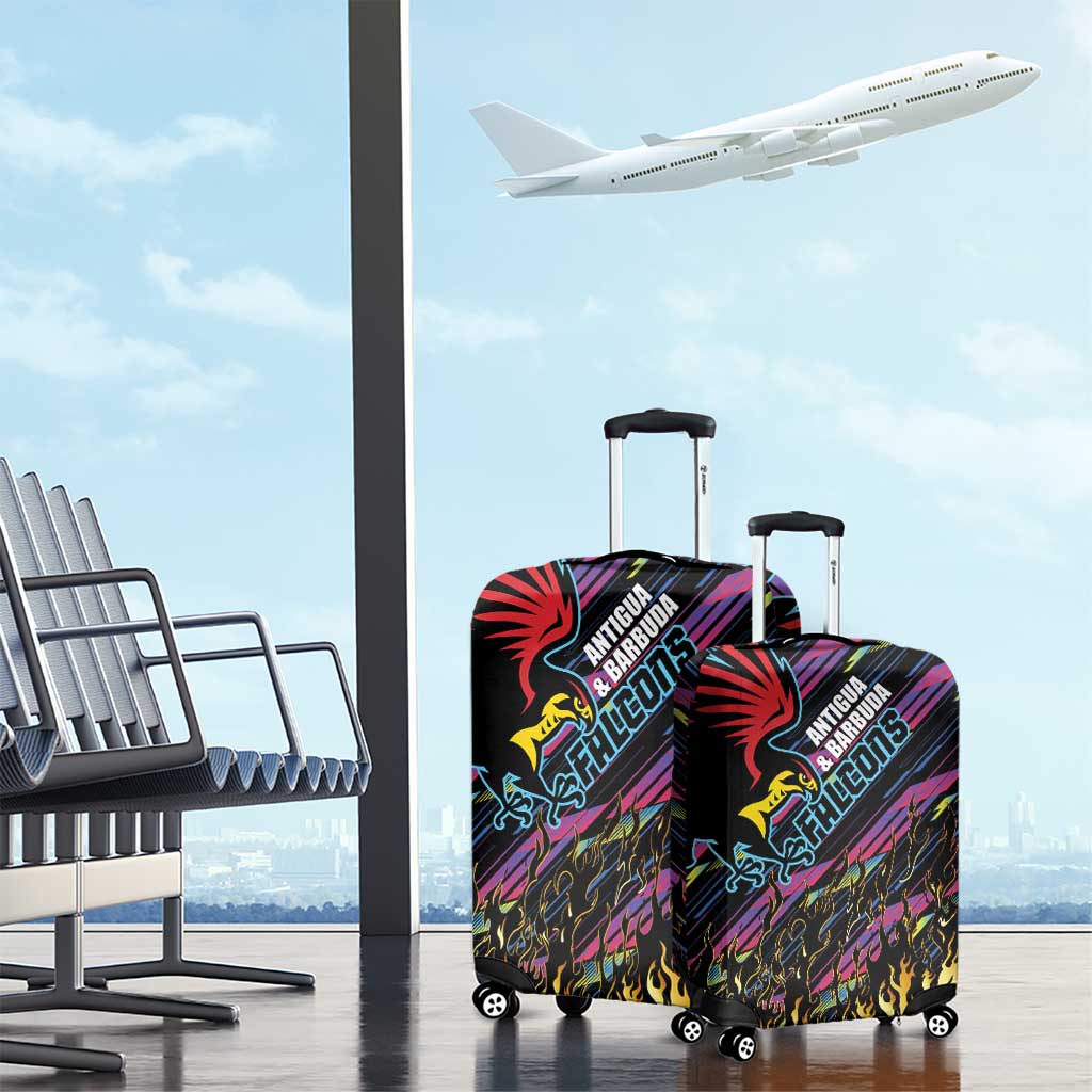Antigua & Barbuda Cricket Falcons Luggage Cover Through The Fire-Go Glory - African Pride
