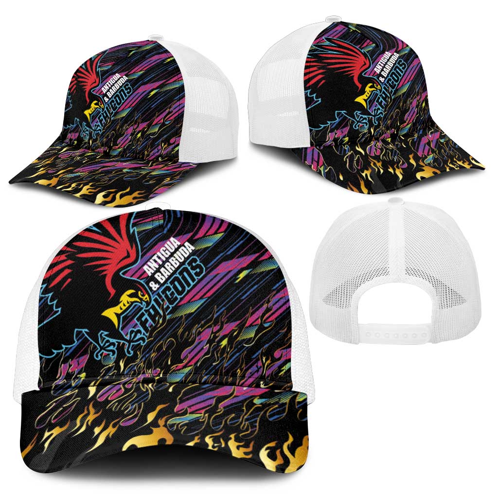 Antigua & Barbuda Cricket Falcons Mesh Trucker Cap Through The Fire-Go Glory - African Pride