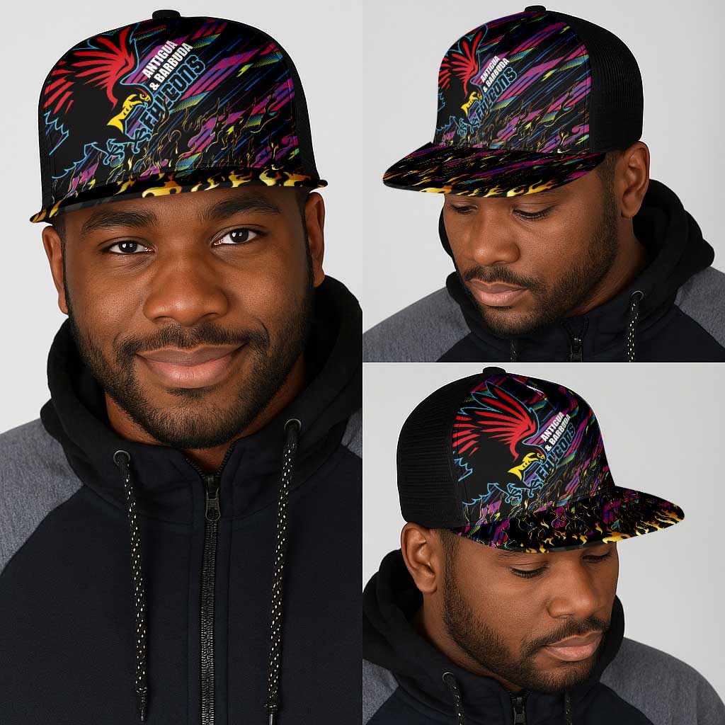 Antigua & Barbuda Cricket Falcons Mesh Trucker Cap Through The Fire-Go Glory - African Pride