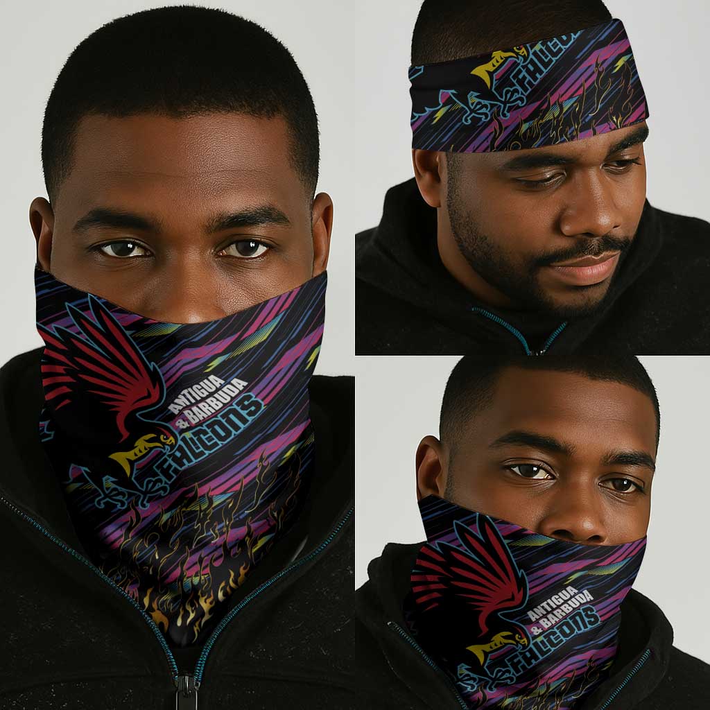 Antigua & Barbuda Cricket Falcons Neck Gaiter Through The Fire-Go Glory - African Pride