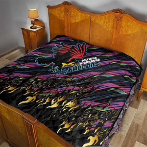 Antigua & Barbuda Cricket Falcons Quilt Through The Fire-Go Glory - African Pride